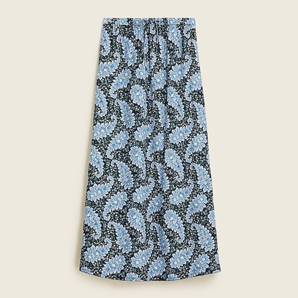 J.Crew Collection pull-on skirt in Ratti® Pacific Paisley For Women